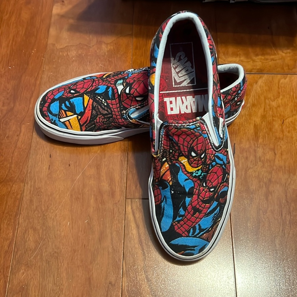 Marvel x Vans Spiderman Slip-On shoes
